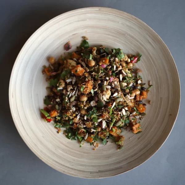 Supergrain Salad with Wattleseed - from Australia's Creative Native Cuisine cookbook