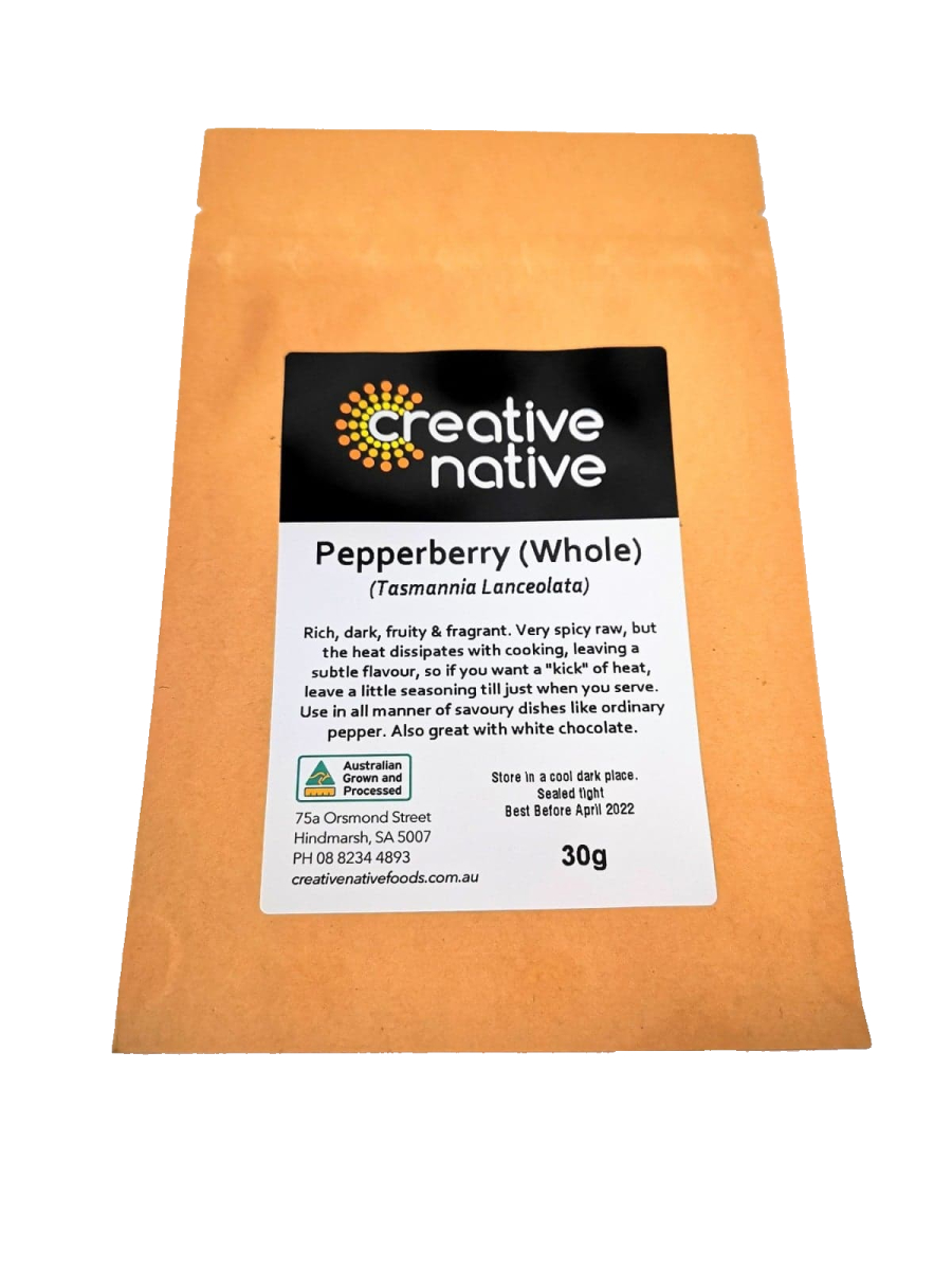 Pepperberry Whole 30g Creative Native Foods