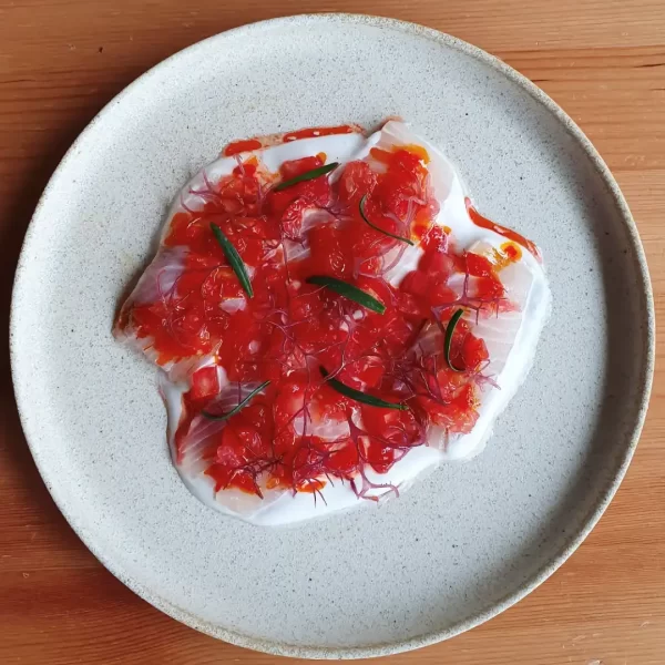 Blood Lime Cured Kingfish with Coconut & Chilli - User Picture - Kanin Project Sydney