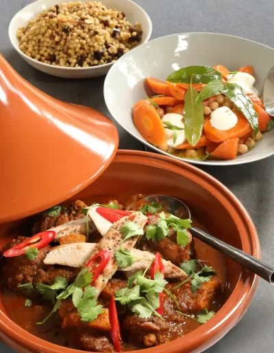 Rabbit Tagine with Preserved Desert Lime - as seen in Australia's Creative Native Cuisine cookbook