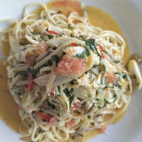 Crab Pasta with Fingerlime Chilli and Lemon - User Picture - Art Gallery of SA