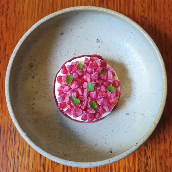 Raspberry Yoghurt and Rosella Flower - User Picture - Arthur Restaurant Sydney