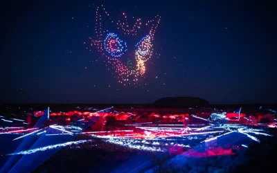 A new light and sound show in Uluru, Wintjiri Wiru.