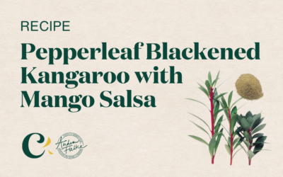 Savour the Flavour: Try Our Delicious Pepperleaf Blackened Kangaroo with Mango Salsa!